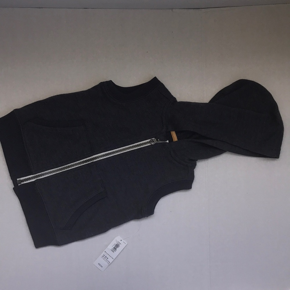 Toddler Hooded Sleeveless Sweatshirt